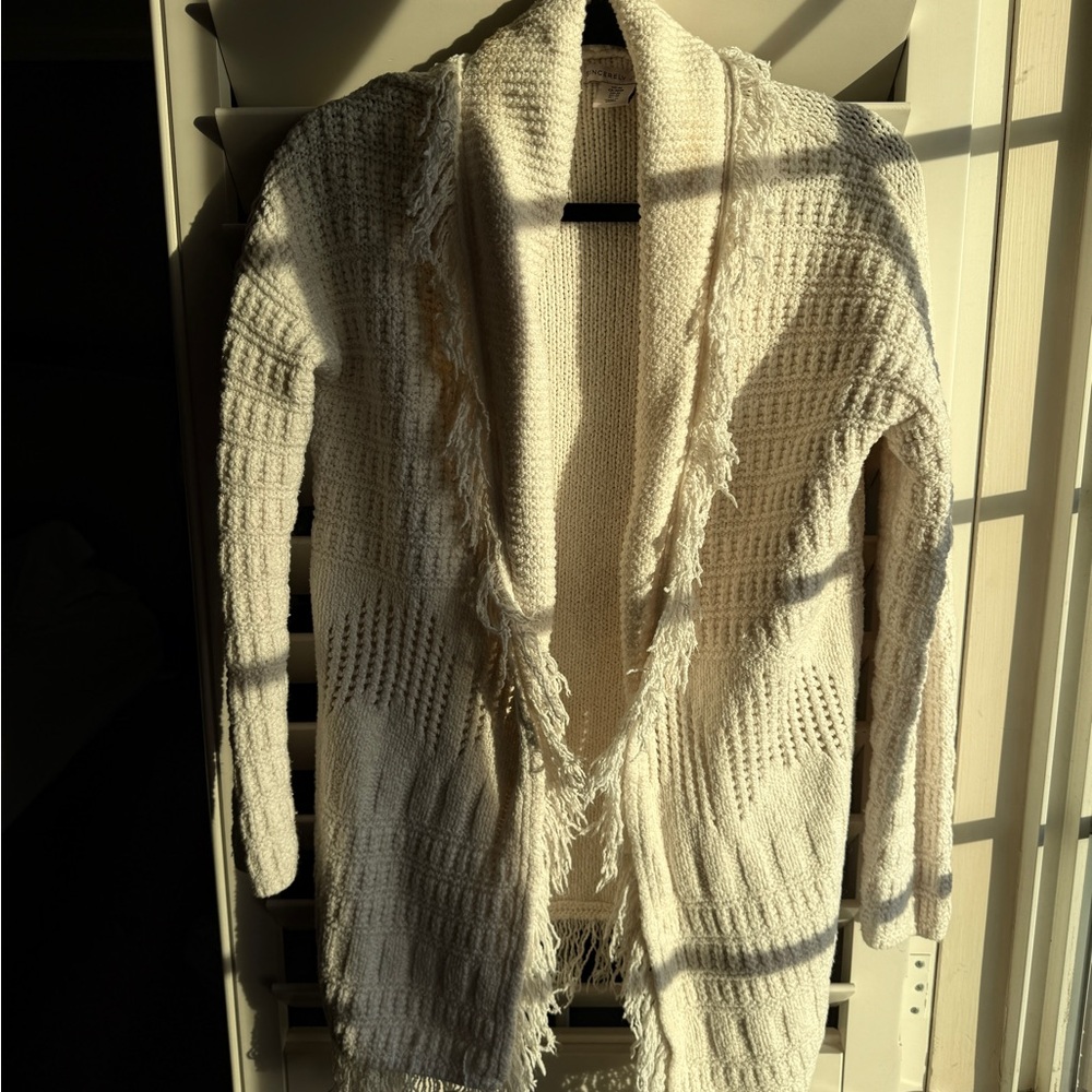 Sincerely Jules Cream Textured Cardigan